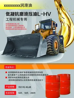 润滑油海报图片