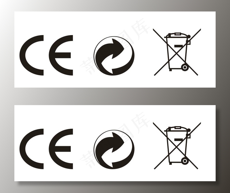 矢量环保标图片