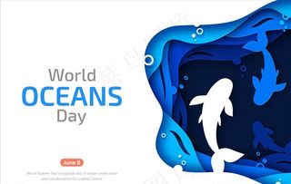 世界海洋日图片