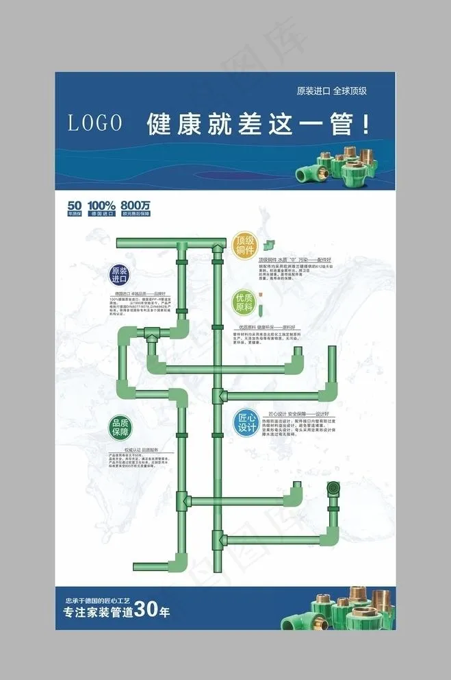 建材展板图片cdr矢量模版下载
