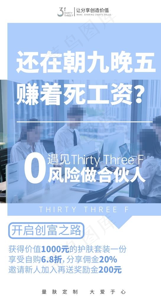 微商海报图片psd模版下载