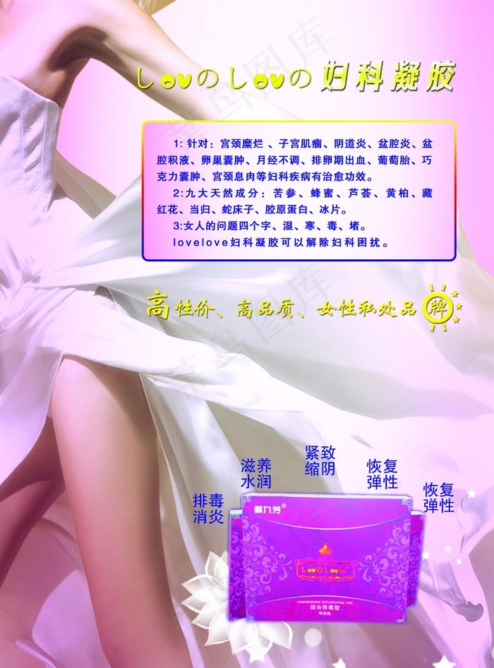 妇科凝胶图片(2387X3330(DPI:300))psd模版下载