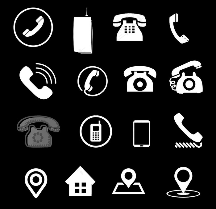 地址 电话图标图片