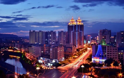 文山夜景图片 文山夜景图片