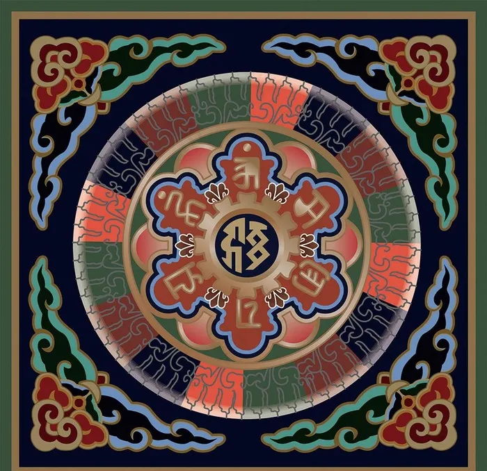 藏式图案图片cdr矢量模版下载