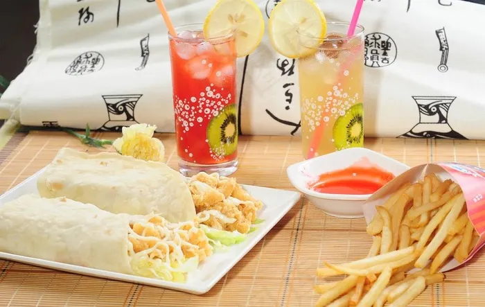 鸡肉卷鸡块图片