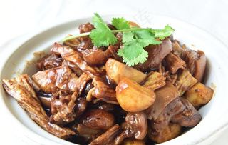 粤式支竹焖羊肉煲  支竹羊腩煲图片