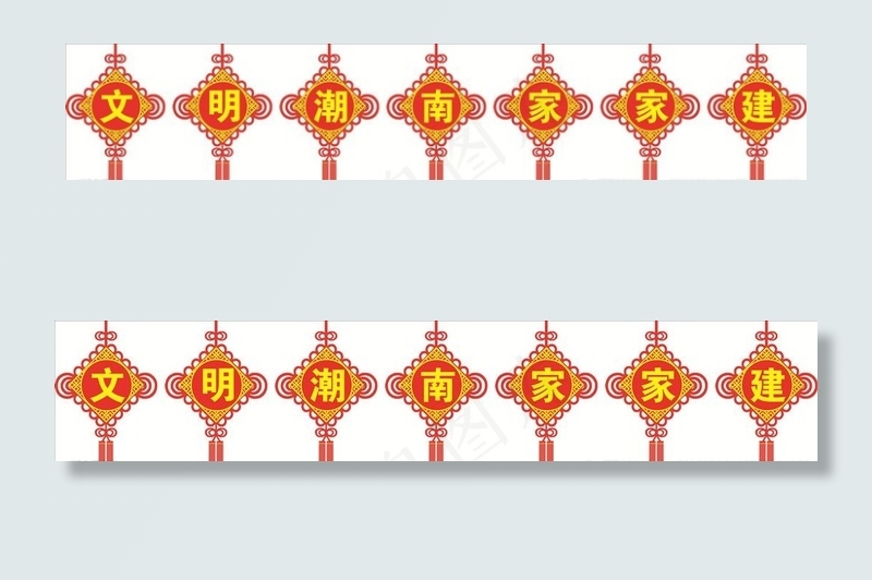 中国结图片cdr矢量模版下载