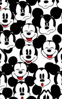 老鼠头米老鼠黑白图片