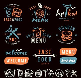 复古logo标签图片