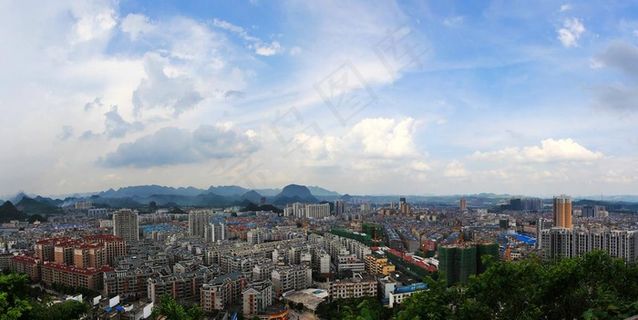 平果县全景图片