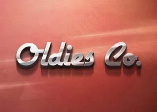 立体字样机图片