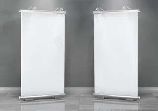 易拉宝样机图片