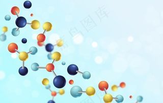 矢量科技基因背景图片