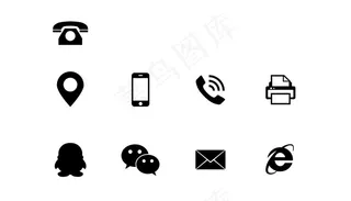 地址电话图标图片