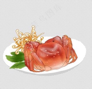 大闸蟹素材图片