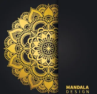 曼陀罗花纹图片