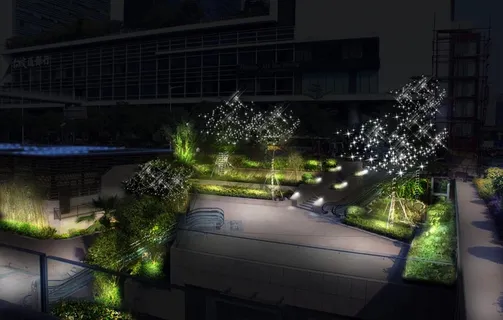 商业街亮化 灯光亮化图片