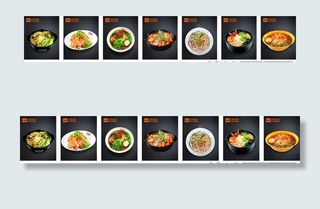 饭店灯箱片图片