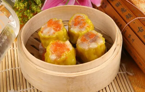 蟹籽烧麦皇图片 蟹籽烧麦皇图片