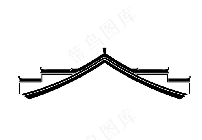 屋檐图片ai矢量模版下载