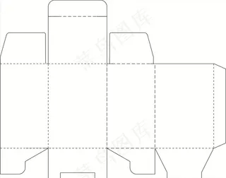 礼盒刀模展开图图片