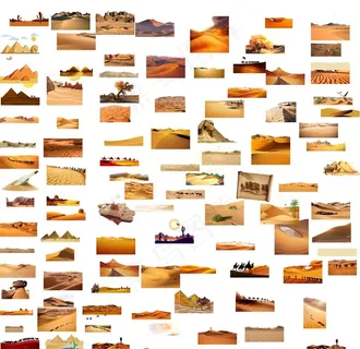 荒地沙漠素材图片