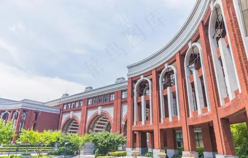 校园 背景 学校 欧式建筑图片