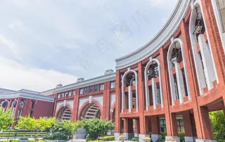 校园 背景 学校 欧式建筑图片