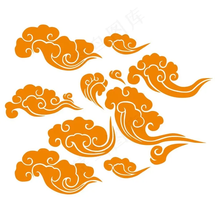 祥云图片psd模版下载