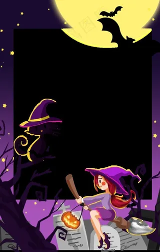 万圣节拍照框图片