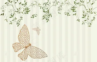 3D简约壁画 花 花朵 电视背图片