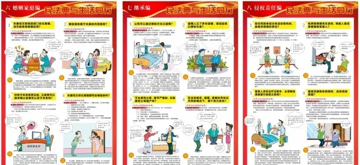 民法典挂画图片cdr矢量模版下载