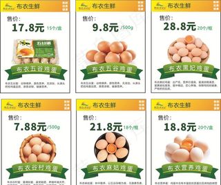 鸡蛋价格牌图片