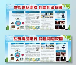 禁毒展板图片
