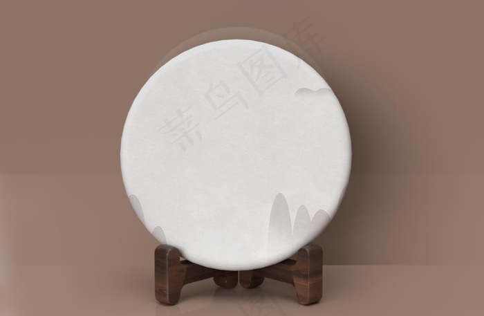 茶饼样机图片(1024X700(DPI:300))psd模版下载