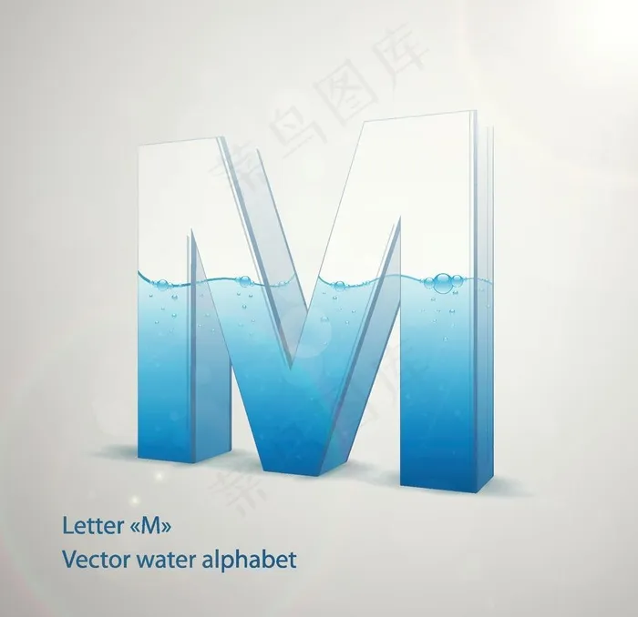 时尚卡通英文字母M字设计艺术字图片eps,ai矢量模版下载