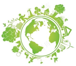 绿色地球图片