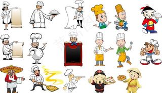 卡通厨师图片