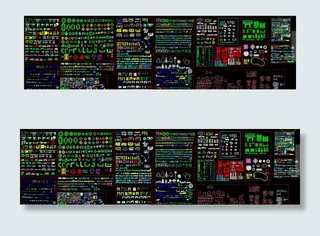 cad常用图库全套工装家装图片