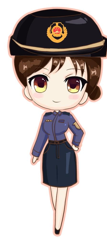 女警察图片