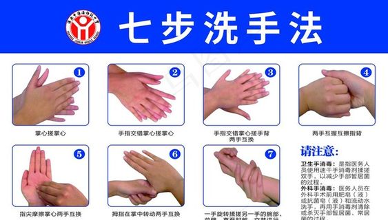 七部洗手法图片