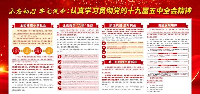 十九届 五中全会图片(5906X2952(DPI:300))psd模版下载