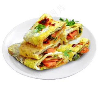 烤冷面 小吃  鸡蛋  卷饼图片