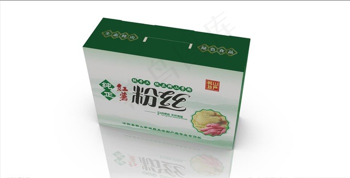 红薯粉丝包装盒图片