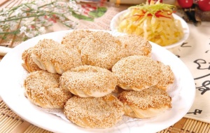 高炉烧饼图片