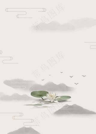水墨中式背景图片