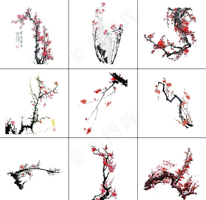 梅花 梅花素材 梅花元素图片(5000X5000(DPI:72))psd模版下载