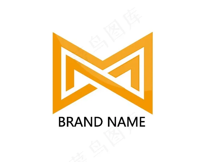 M字母企业logo图片ai矢量模版下载