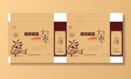 红枣包装盒图片
